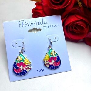 NEW PERIWINKLE BY BARLOW‎ COASTAL EARRINGS MERMAID FISH BEACH VACATION NWT